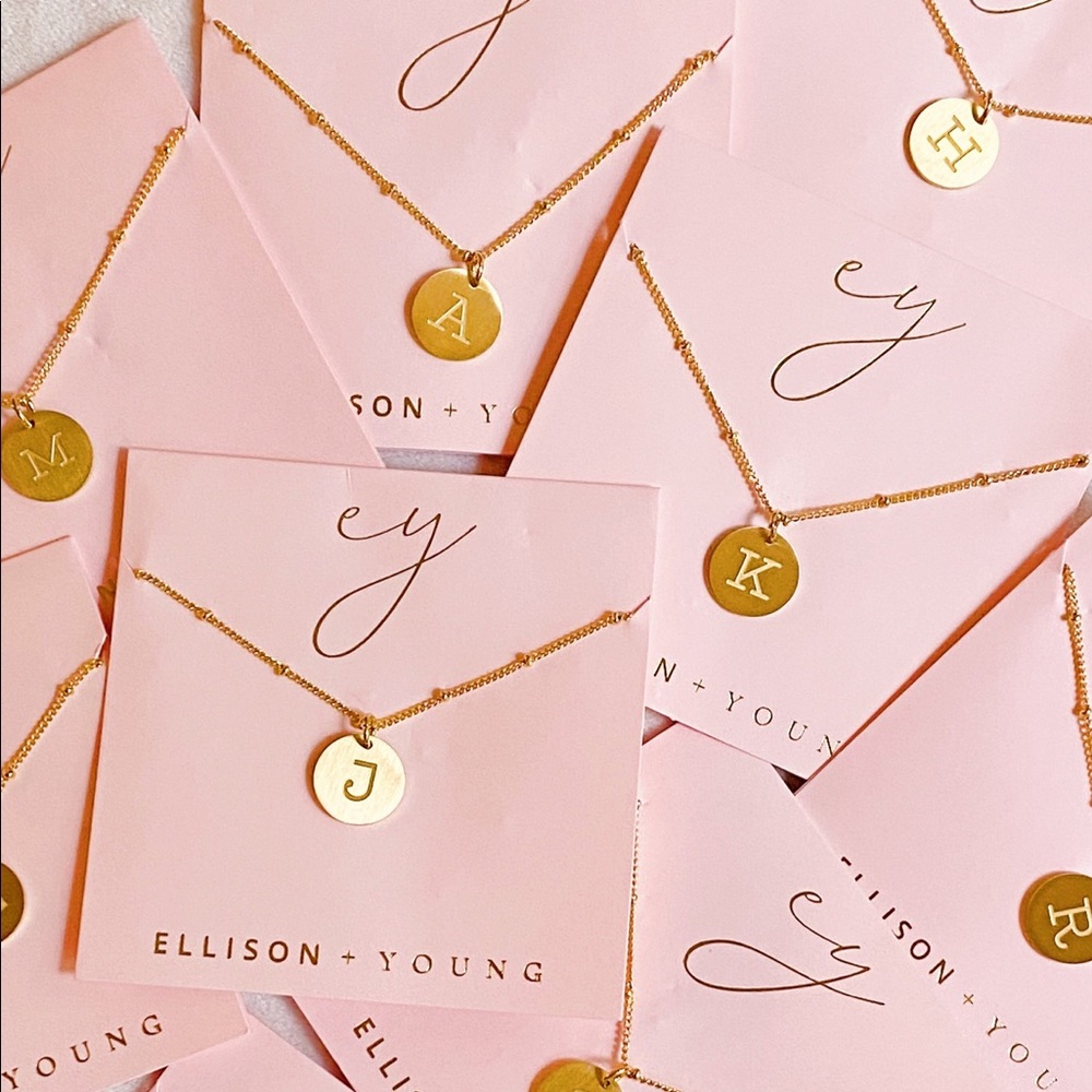 Singular Charm Initial Necklace
